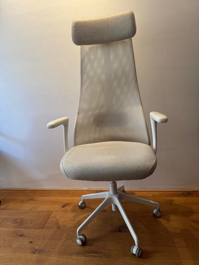 JÄRVFJÄLLET Desk Chair IKEA, Huis en Inrichting, Bureaustoelen, Ophalen, Wit, Zo goed als nieuw, Bureaustoel