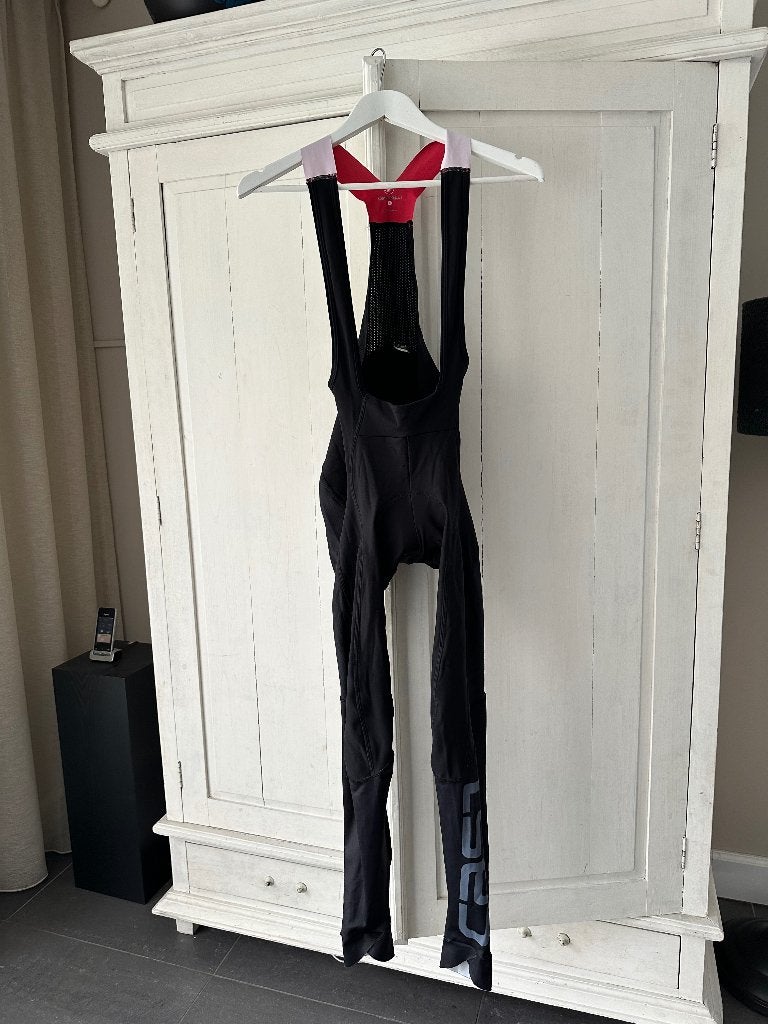 Fietsbroek Castelli, lang voorseizoen, maat L, Castelli, Heren, Ophalen of Verzenden, Zo goed als nieuw