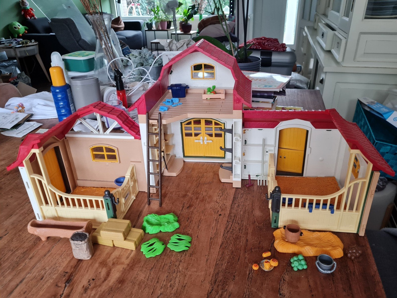 playmobil manege met toebehoren, Ophalen, Gebruikt, Complete set, Overige typen