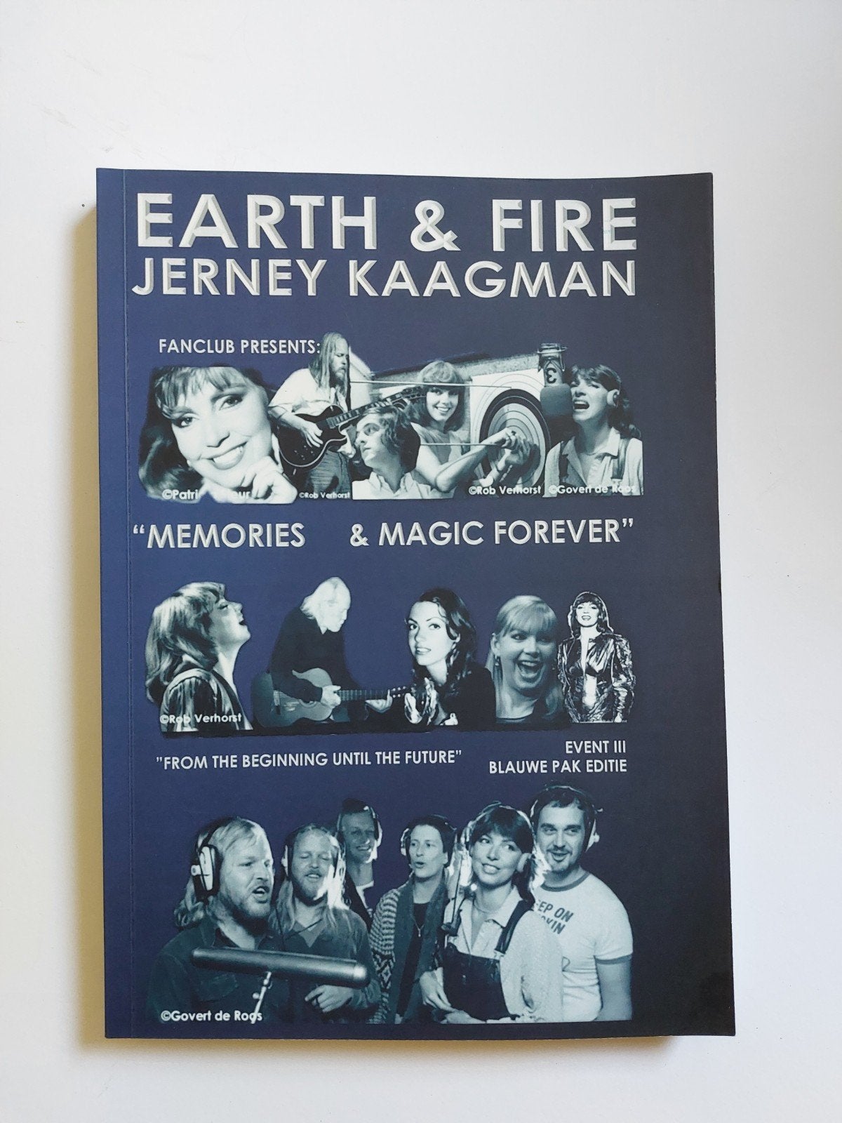 Earth & Fire Jerney Kaagman Fanclub Boek - Memories & Magic, Ophalen of Verzenden, Zo goed als nieuw, Artiest, Ronald Platier
