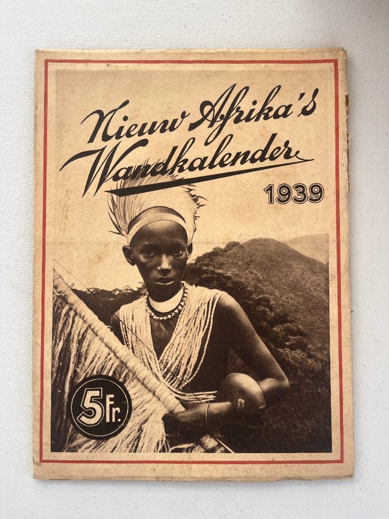 Nieuw Afrika’s wandkalender 1939, Ophalen of Verzenden, 1920 tot 1940, Buitenland, Knipsel(s)