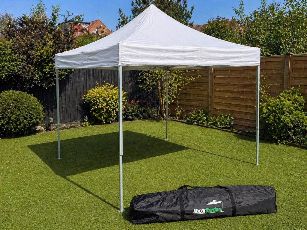 MaxxGarden partytent 3x3 easy up inklapbaar met draagtas, Ophalen, Gebruikt, Opvouwbaar, Partytent