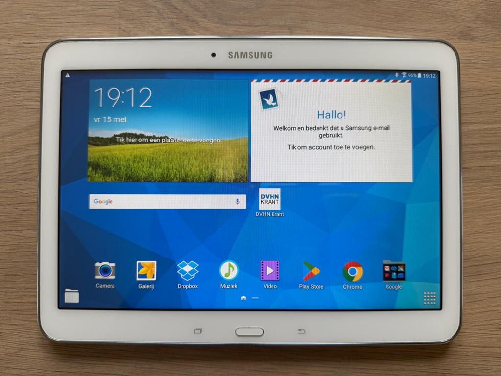 Nette Samsung Galaxy tab 4 tablet wit 10.1”, Computers en Software, 10 inch, Gps, Ophalen of Verzenden, Zo goed als nieuw