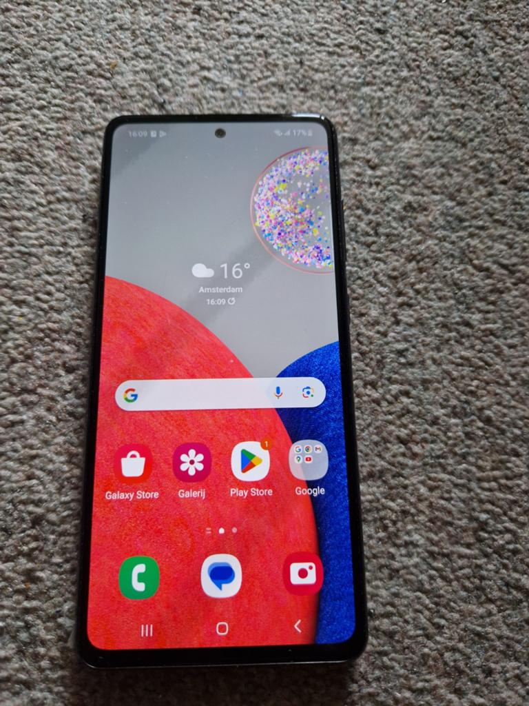 Samsung Galaxy A52s 5G met 128GB, Telecommunicatie, Mobiele telefoons | Samsung, Ophalen, Zwart, Zo goed als nieuw, 128 GB