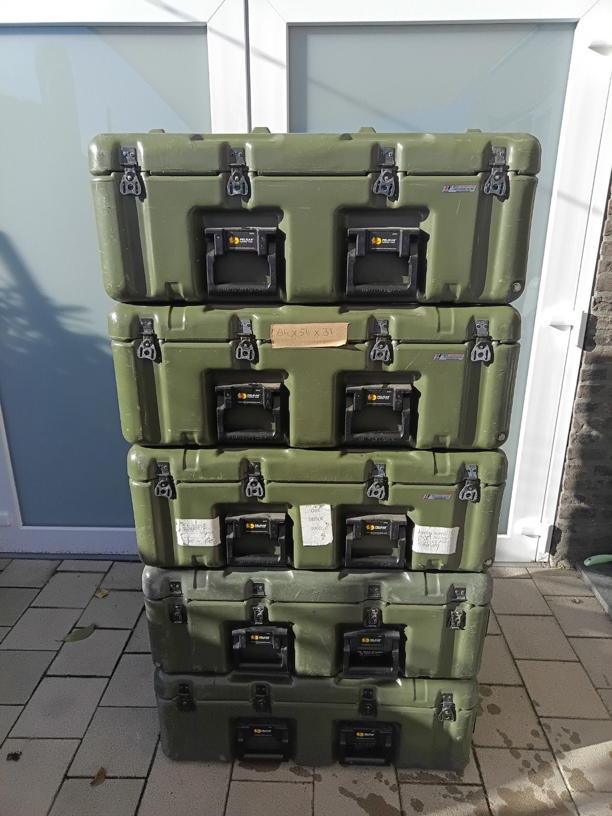 Pelican Hardigg Case - Peli case, Ophalen, Kunststof, Gebruikt, 50 tot 100 cm