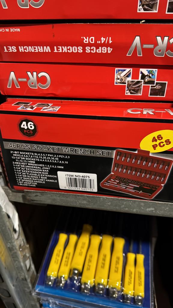 Partijhandel 10 x mini doppenset 46 delig partij handel, Ophalen of Verzenden, Nieuw