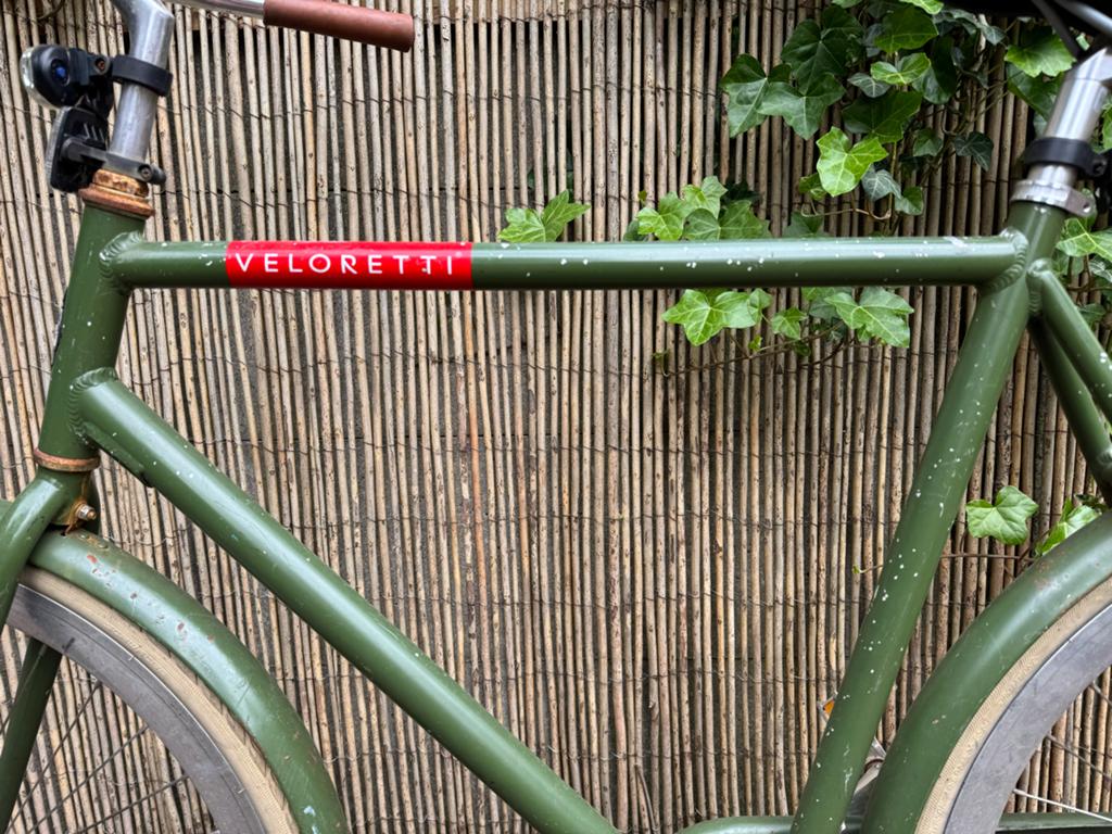 Veloretti Caféracer - Screaming Olive - 61cm, Fietsen en Brommers, Fietsen | Heren | Herenfietsen, Gebruikt, Velgrem, 61 tot 65 cm