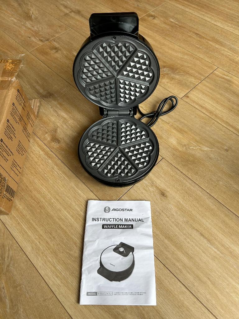 Aigostar Waffle Maker / wafelijzer, Ophalen of Verzenden, Nieuw