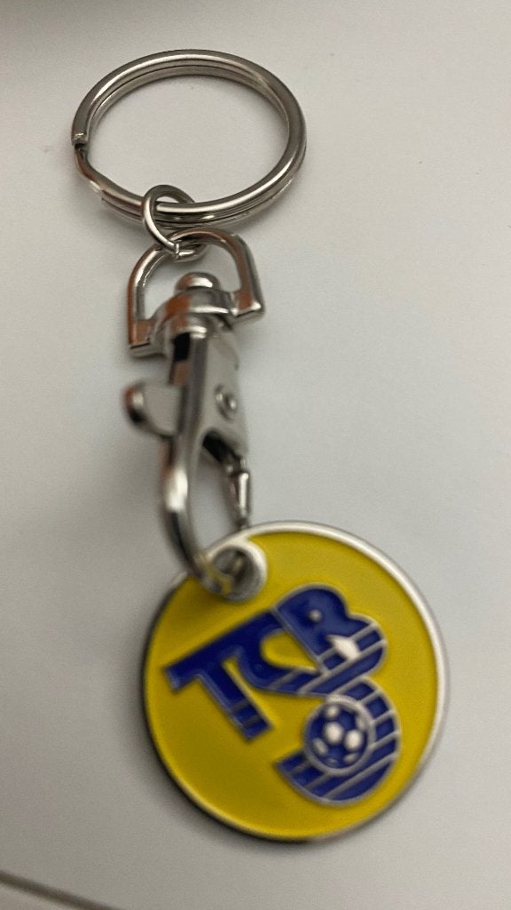 Sleutelhanger met TCB logo, Ophalen of Verzenden, Zo goed als nieuw, Sport
