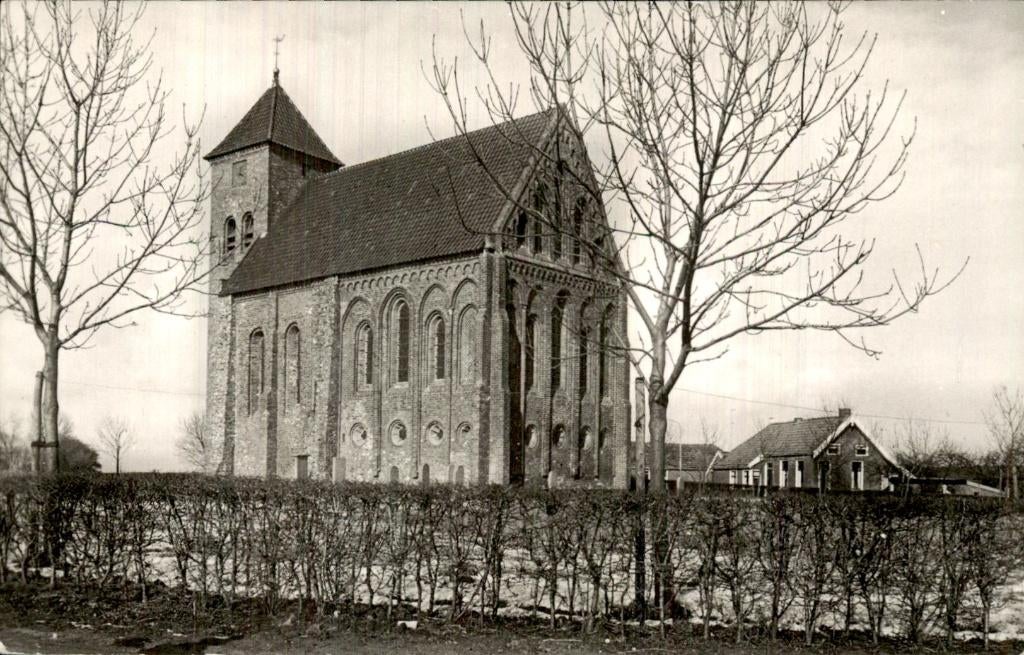 Termunten - Ned. Herv. Kerk - Exterieur, Verzamelen, Ophalen of Verzenden, 1940 tot 1960, Gelopen, Groningen