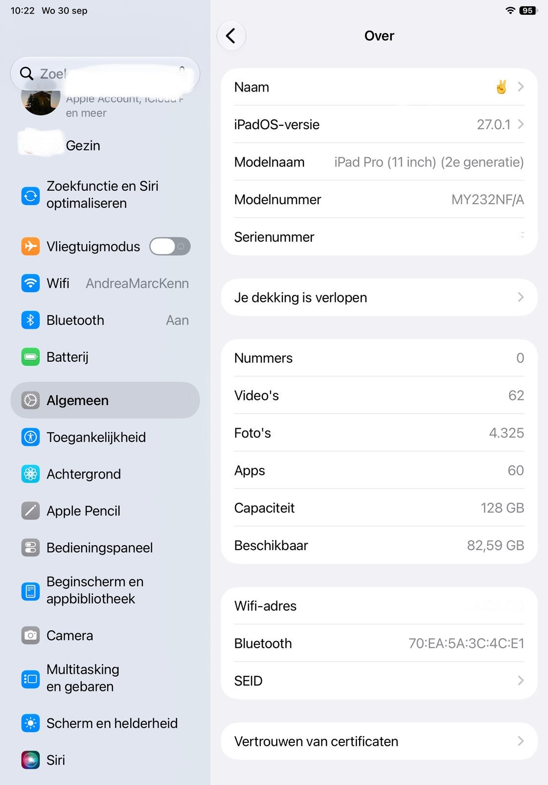 Foto 3 van iPad Pro 11 inch 128Gb (2e generatie) z.g.a.nw.