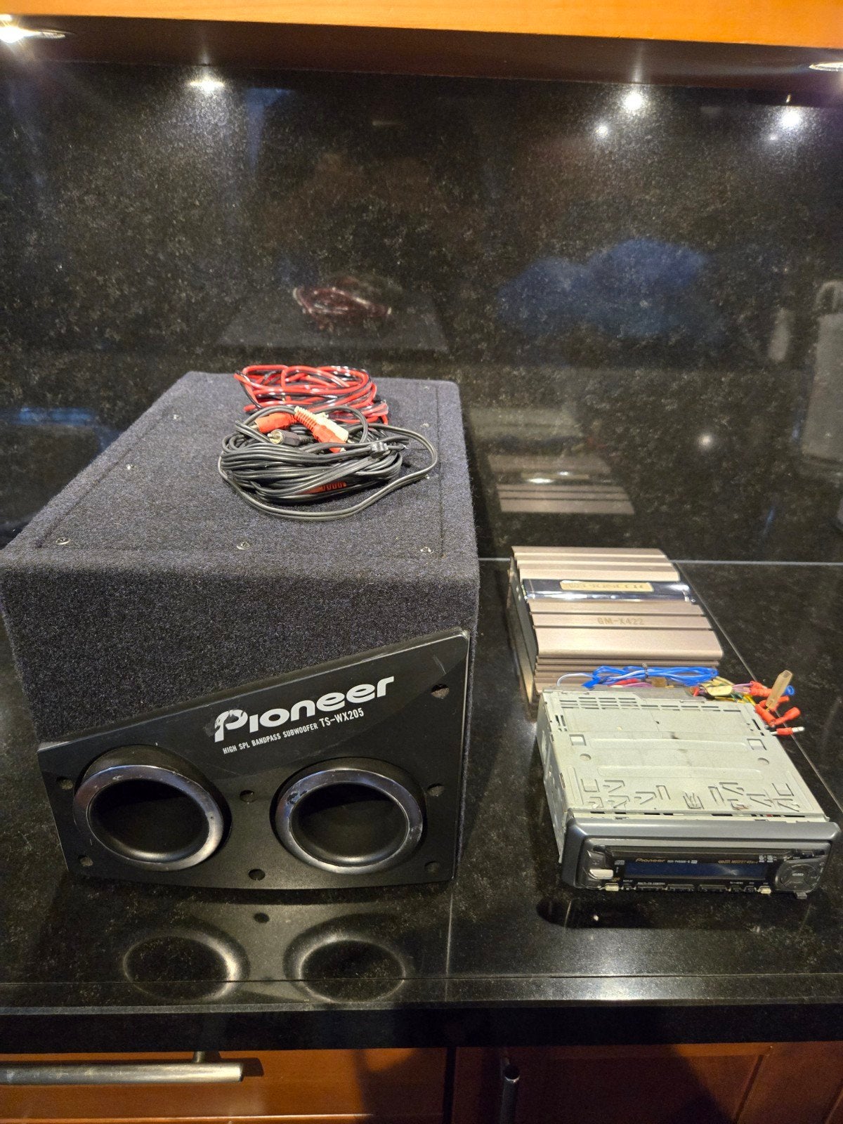 Pioneer autoradio/CD Versterker/Subwoofer., Ophalen of Verzenden, Gebruikt