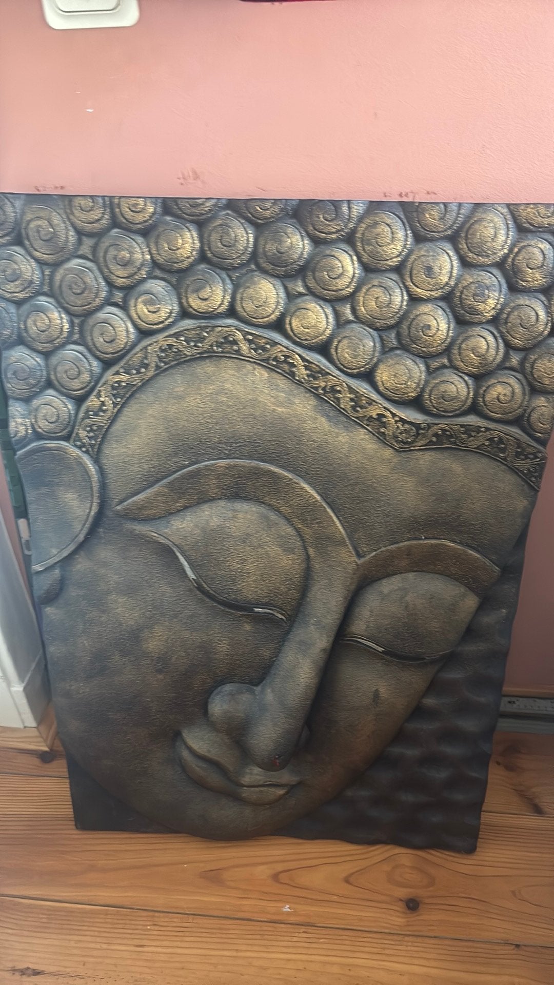 Antiek Buddah Wall Art / Thailand, Ophalen, Zo goed als nieuw