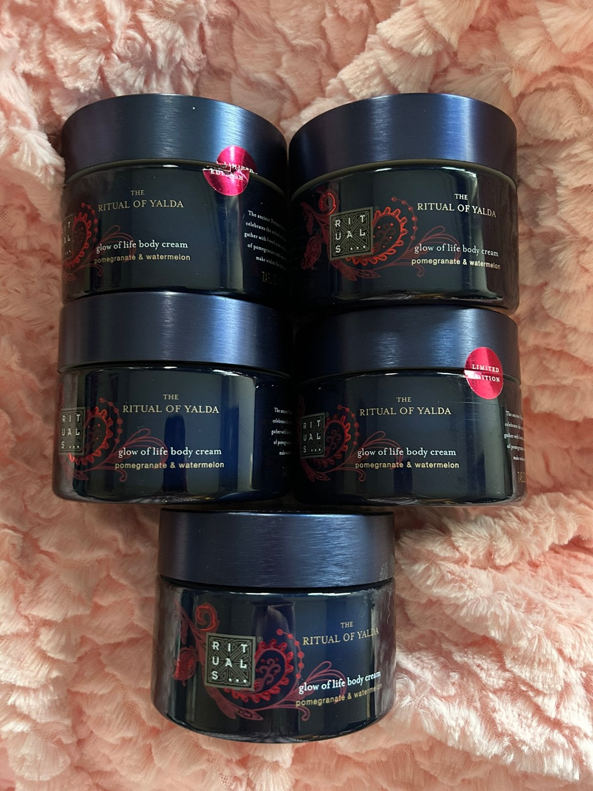 Ritual of Yalda bodycreme 5 stuks 220 ml, Ophalen of Verzenden, Nieuw, Bodylotion, Crème of Olie