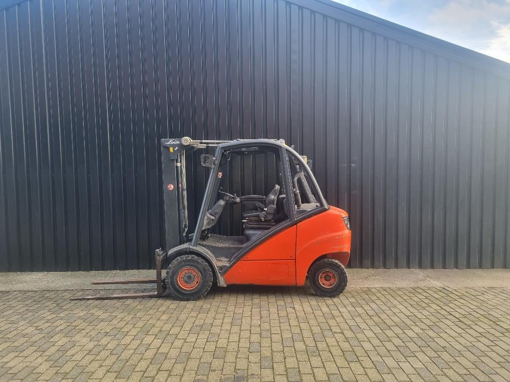 Heftruck Linde 3 ton diesel triplomast 4.80 m side shift, Ophalen, 3000 tot 4000 kg, Linde, Diesel