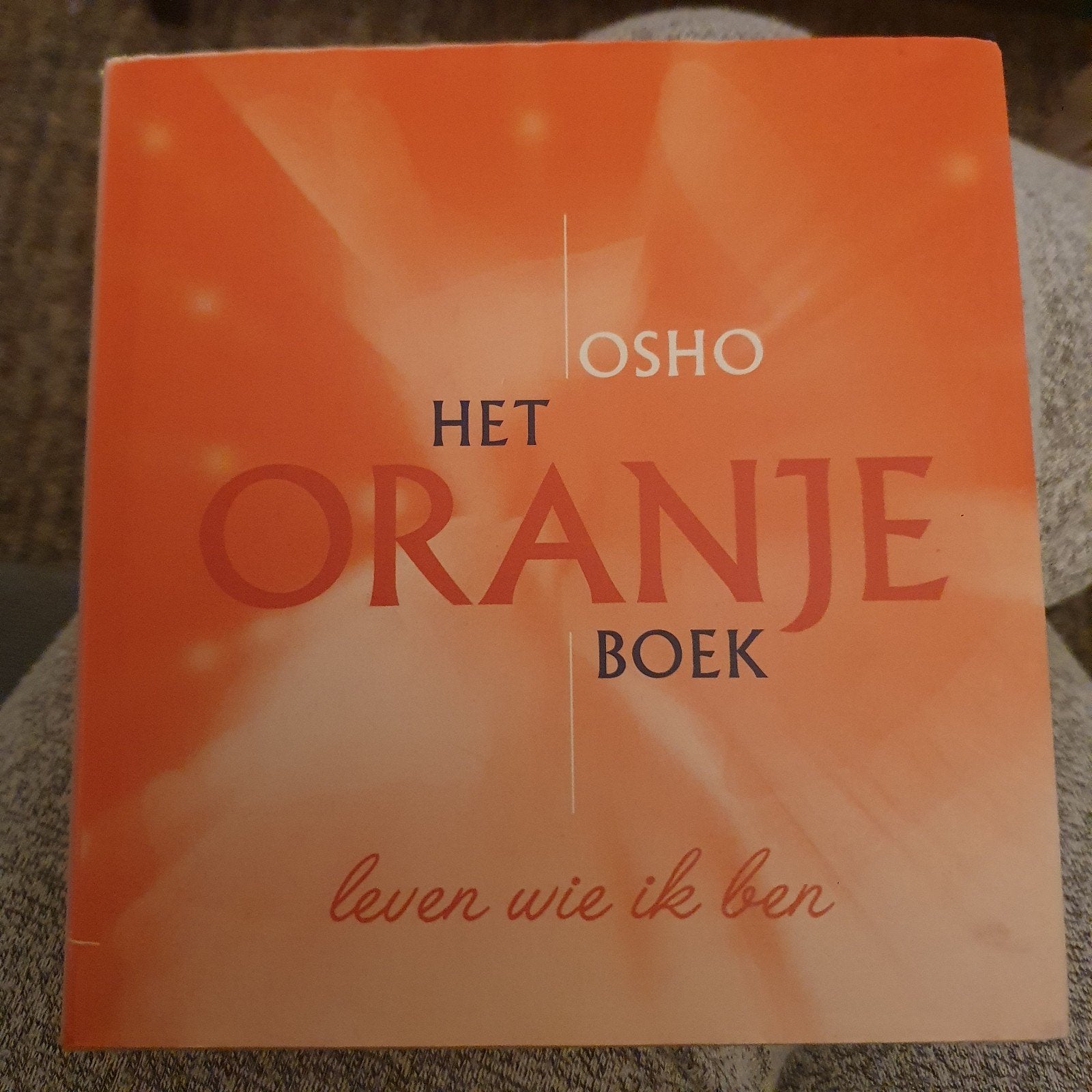 Osho - Het Oranje boek leven wie ik ben, Achtergrond en Informatie, Spiritualiteit algemeen, Ophalen of Verzenden, Zo goed als nieuw