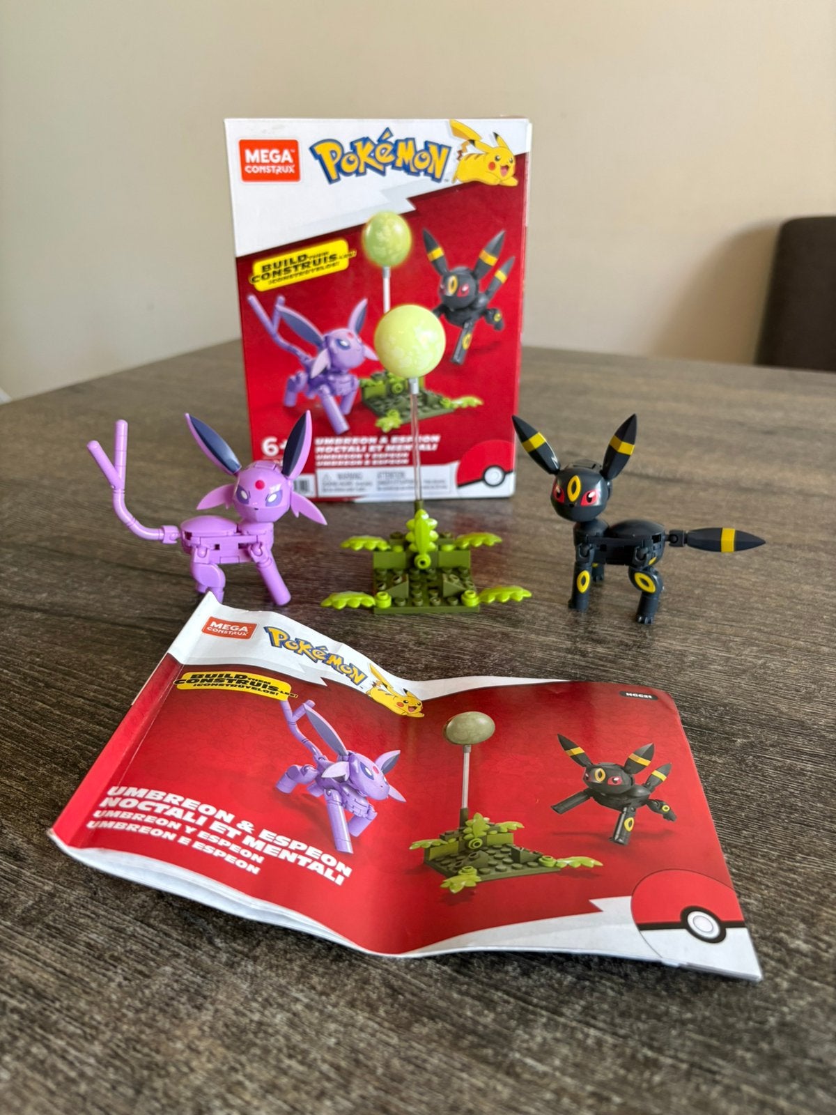 Pokémon Mega Construx Umbreon & Espeon, Ophalen of Verzenden, Zo goed als nieuw, Megabloks