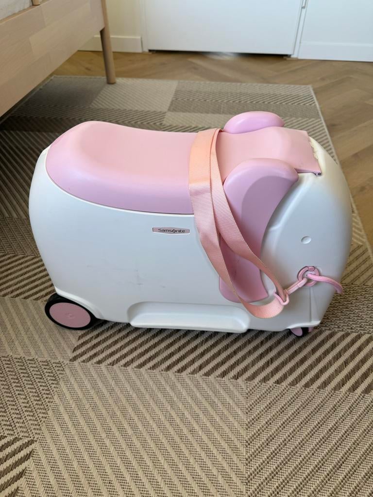 Samsonite Dream2go / Ride-on Suitcase - Roze, Sieraden, Tassen en Uiterlijk, Koffers, Hard kunststof, Minder dan 50 cm, Zo goed als nieuw