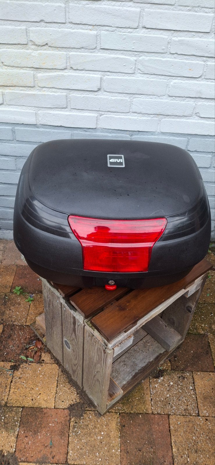 Givi topkoffer, Ophalen, Gebruikt
