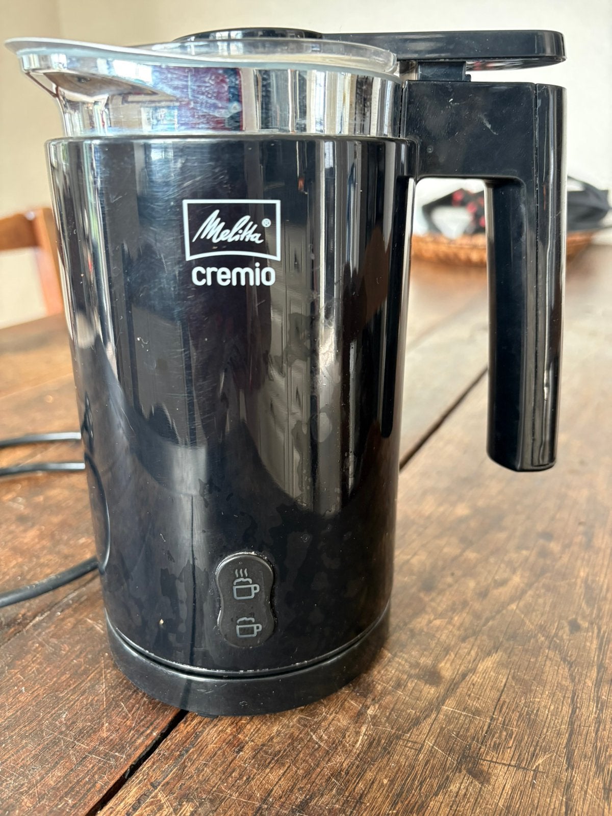 Melitta melkopschuimer, Witgoed en Apparatuur, Ophalen of Verzenden, Gebruikt, Elektrische melkopschuimer