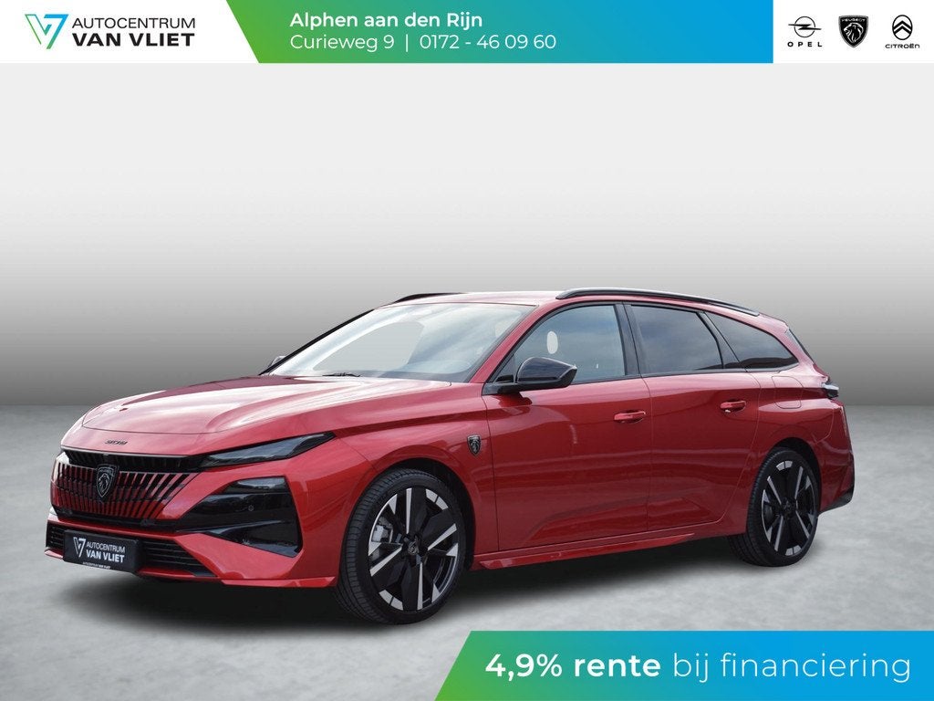Peugeot 308 SW 1.6 Plug-in Hybrid 195 GT ALCANTARA EXECUTIVE, Auto's, Peugeot, Bedrijf, Te koop, 360° camera, ABS, Achteruitrijcamera