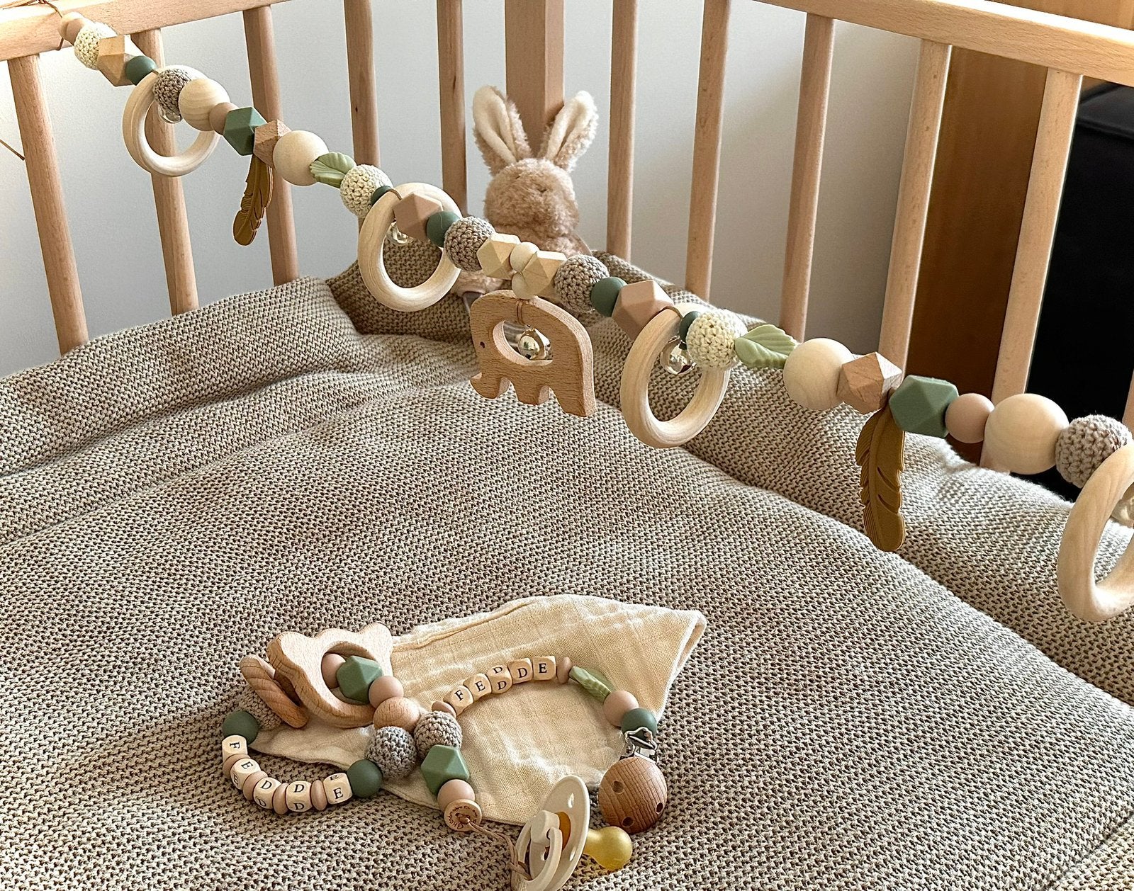 Speenkoord wagenspanner boxspanner maxicosihanger babygym ed, Ophalen of Verzenden, Nieuw, Kraamcadeau