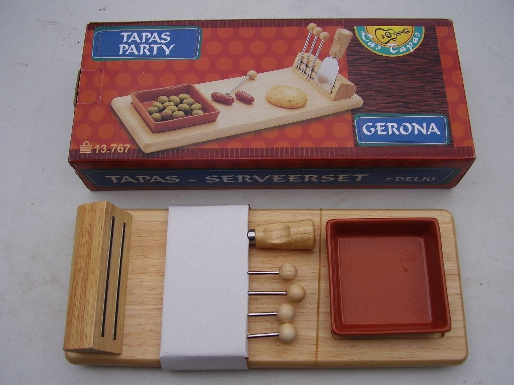 Tapas serveerset   NIEUW, Verzenden, Nieuw