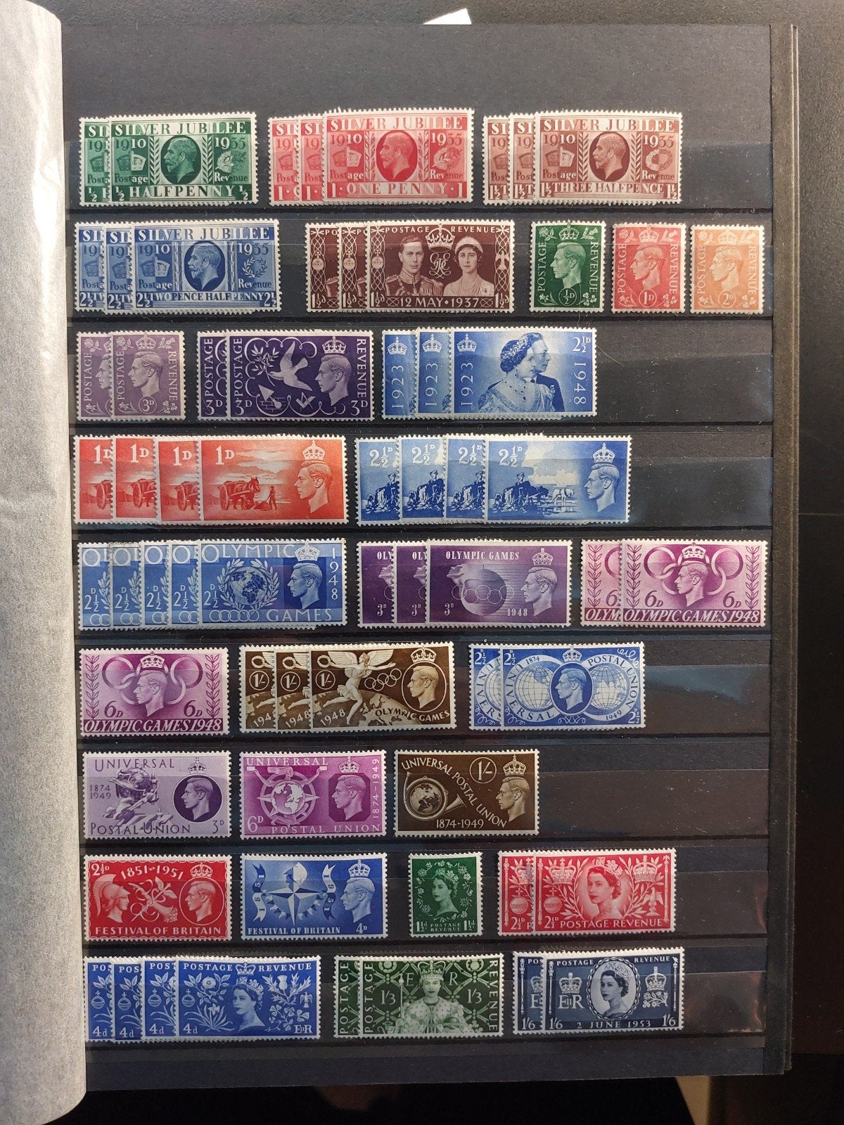 Postfrisse postzegel verzameling Groot-Brittannië, Postzegels en Munten, Postzegels | Volle albums en Verzamelingen, Ophalen of Verzenden