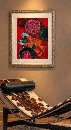 Corneille 1975 "Orientale" , XL format Certified Art, Gesigneerd, Ophalen of Verzenden, Abstract, Lithografie