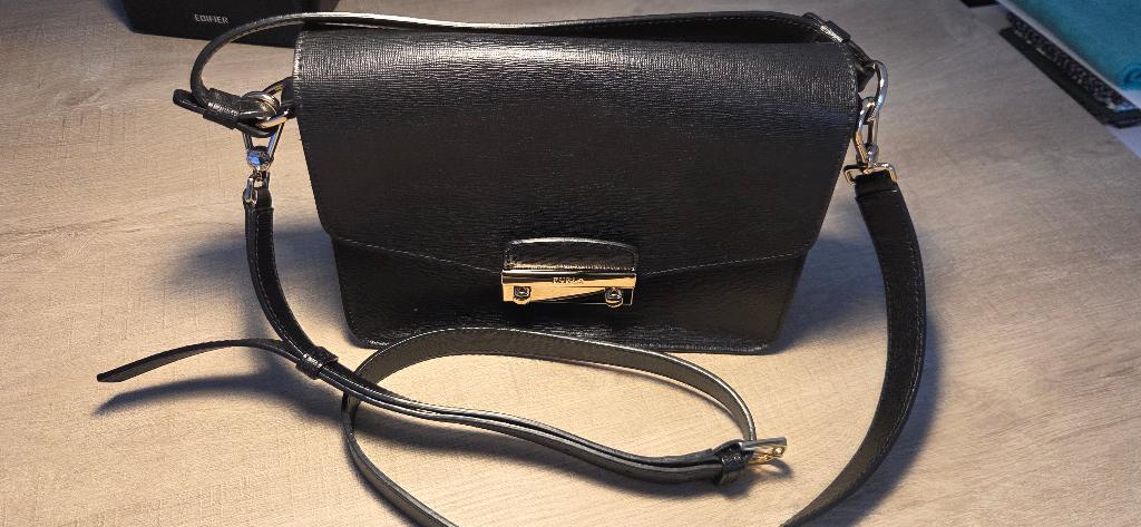 Furla tas zwart, Ophalen of Verzenden, Zo goed als nieuw, Zwart, Handtas