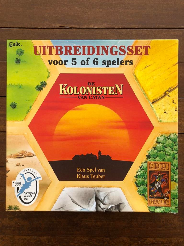 Uitbreiding 5-6p Kolonisten van Catan - houten variant, Ophalen of Verzenden, Gebruikt