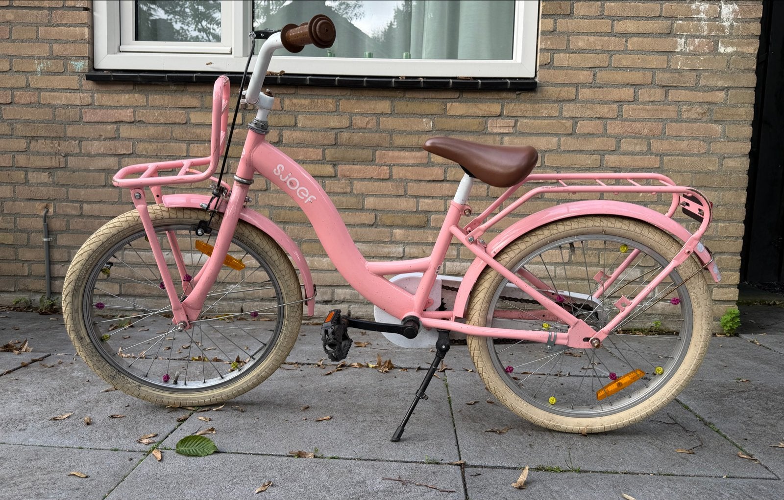 SJOEF Classic Kinderfiets 20 inch - 6-8 jaar, Ophalen, Gebruikt, 20 inch of meer