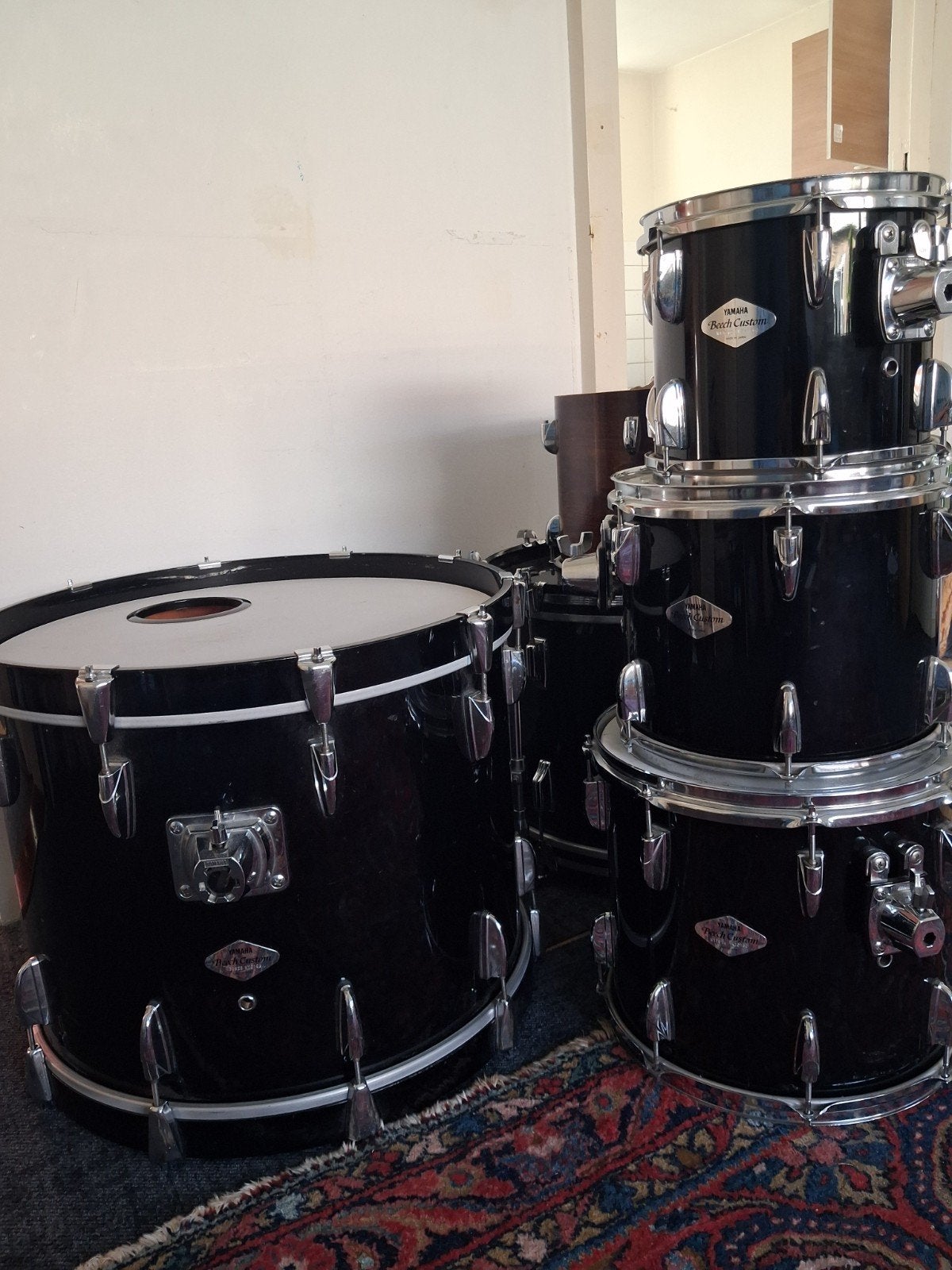 Yamaha beech custom ketelset, Muziek en Instrumenten, Ophalen, Gebruikt, Yamaha