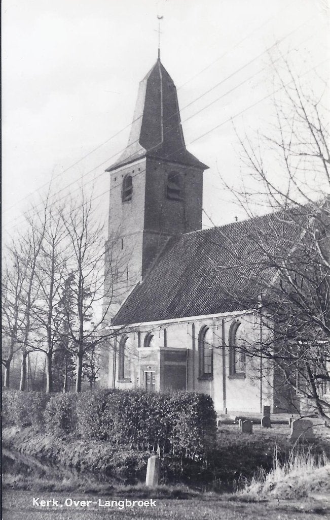 Kerk Over - Langbroek Gelopen Ansichtkaart (B124 ), Ophalen of Verzenden, 1960 tot 1980, Gelopen