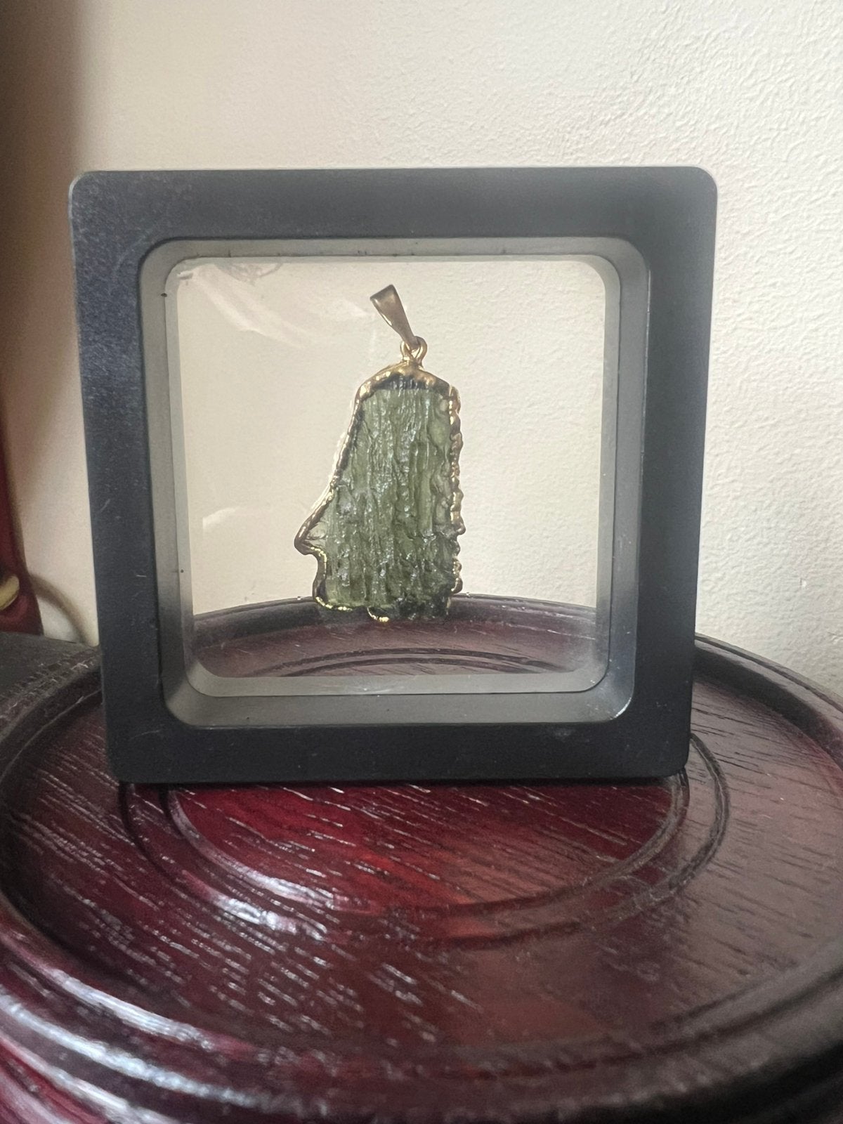 Moldaviet hanger uniek & zeldzaam 100% echt uniek, Sieraden, Tassen en Uiterlijk, Kettingen, Nieuw, Ophalen of Verzenden, Steen of Mineraal