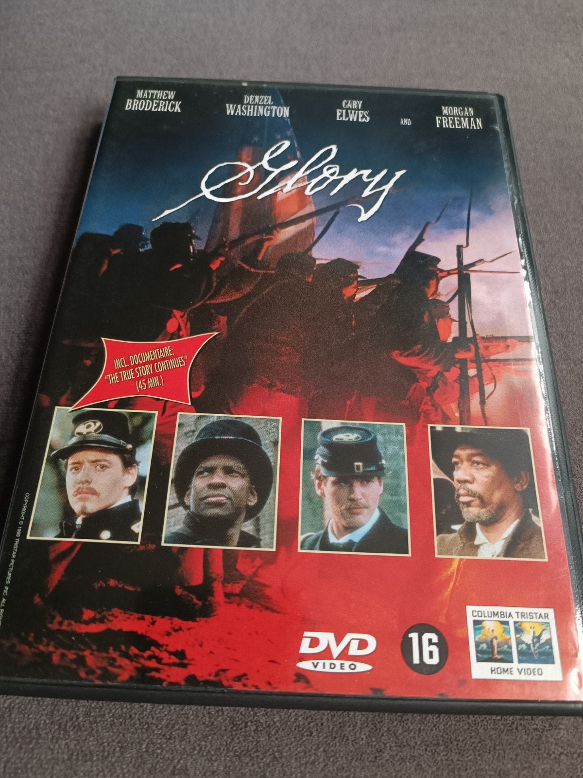 Glory - dvd, Cd's en Dvd's, Dvd's | Actie, Alle leeftijden, Ophalen of Verzenden, Zo goed als nieuw
