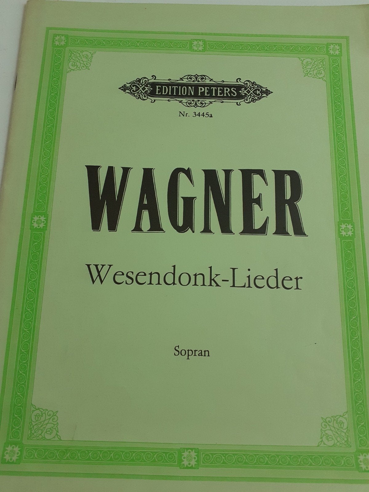 Wagner: Wesendonk-Lieder voor Sopraan (Edition Peters), Muziek en Instrumenten, Ophalen of Verzenden, Artiest of Componist, Klassiek
