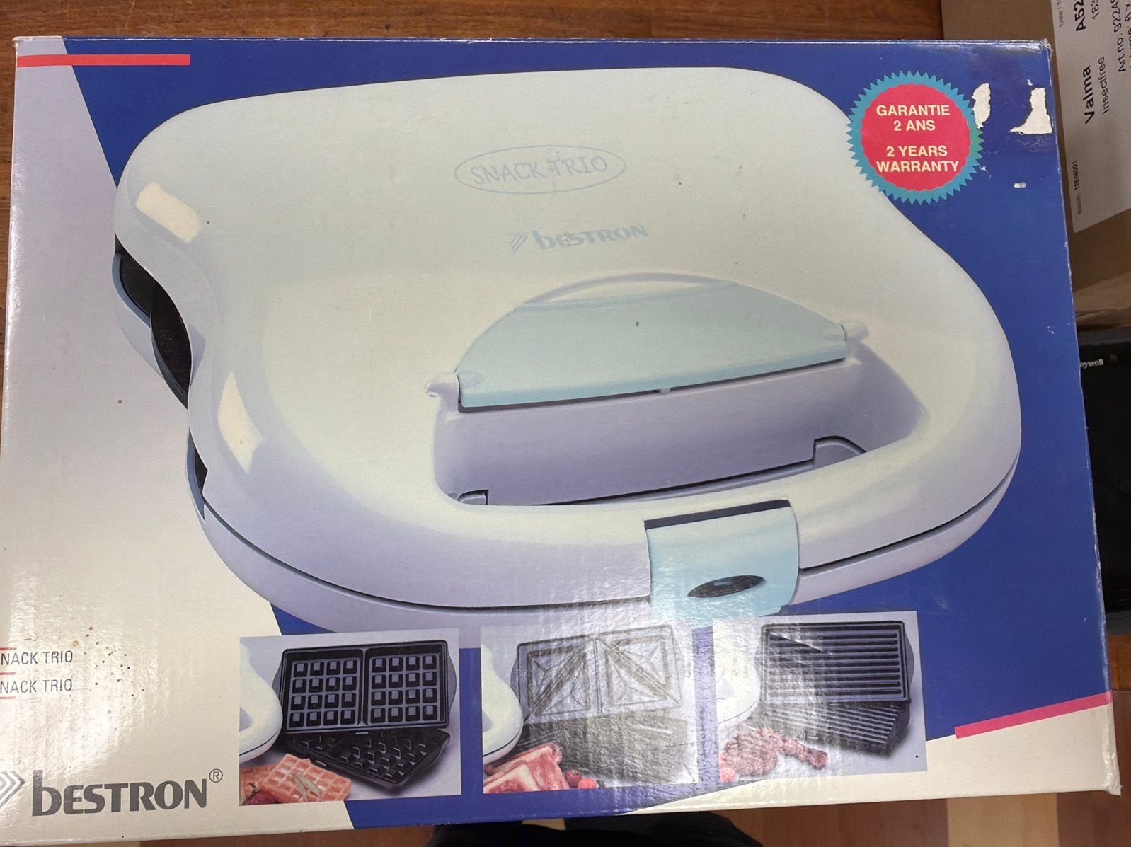 Bestron Snack Trio DLD9031 - Wafelijzer, Tosti-ijzer, Grill, Ophalen of Verzenden, Uitneembare platen, Nieuw