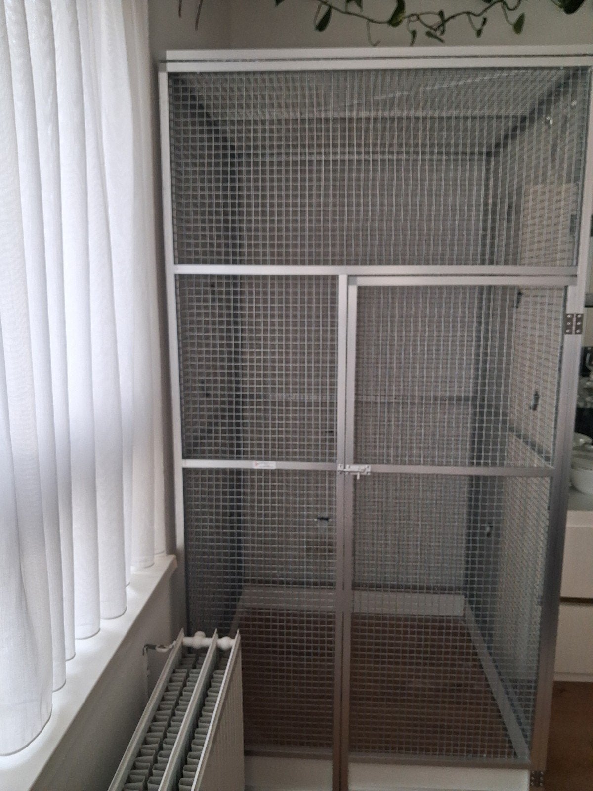 Aluminium Voliere bestaat uit 5 panelen kan alle vogels in, Ophalen, Aluminium, Volière