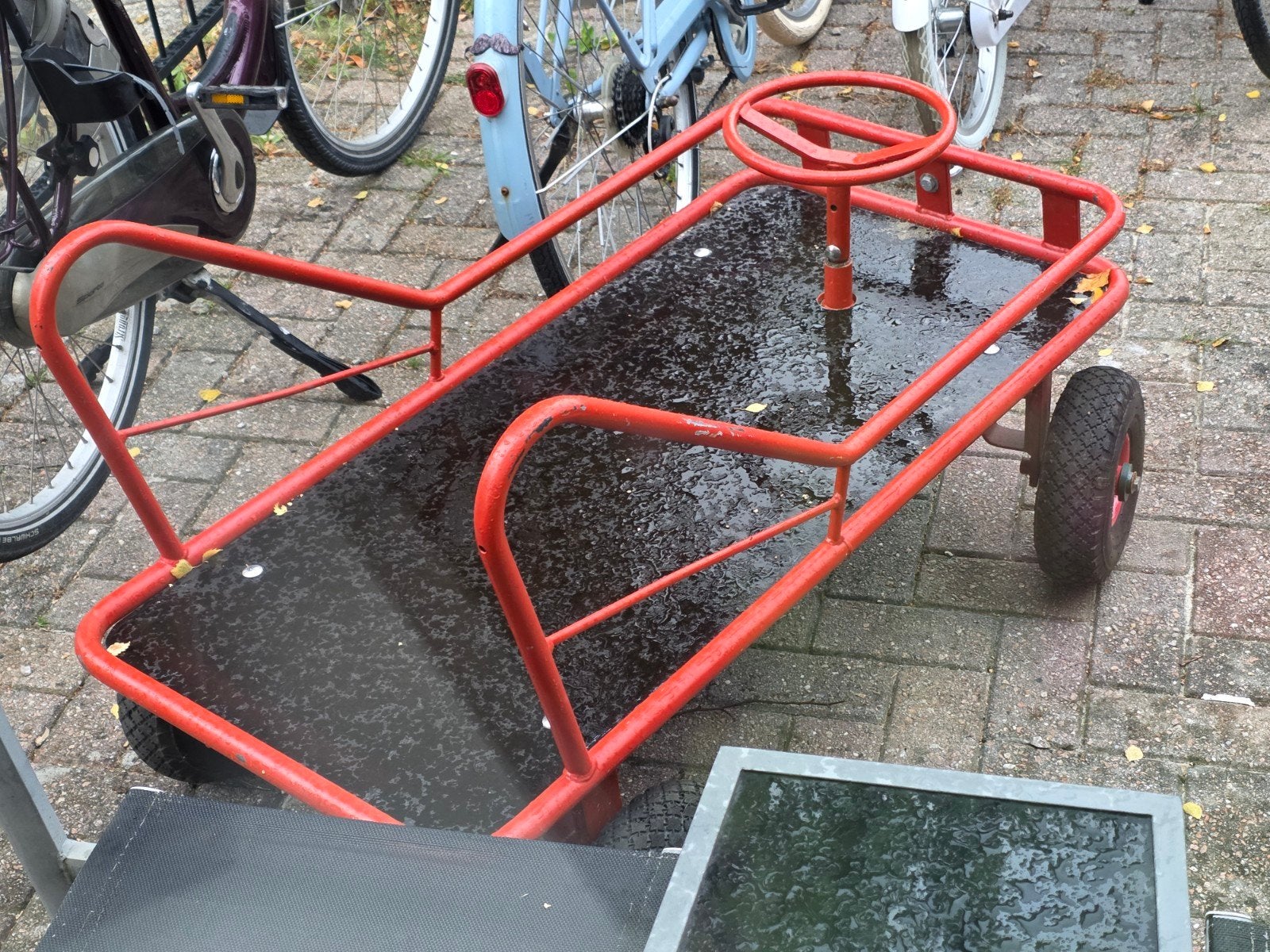 Leuke speelgoedauto van metaal en hout, Ophalen, Gebruikt, Overige typen