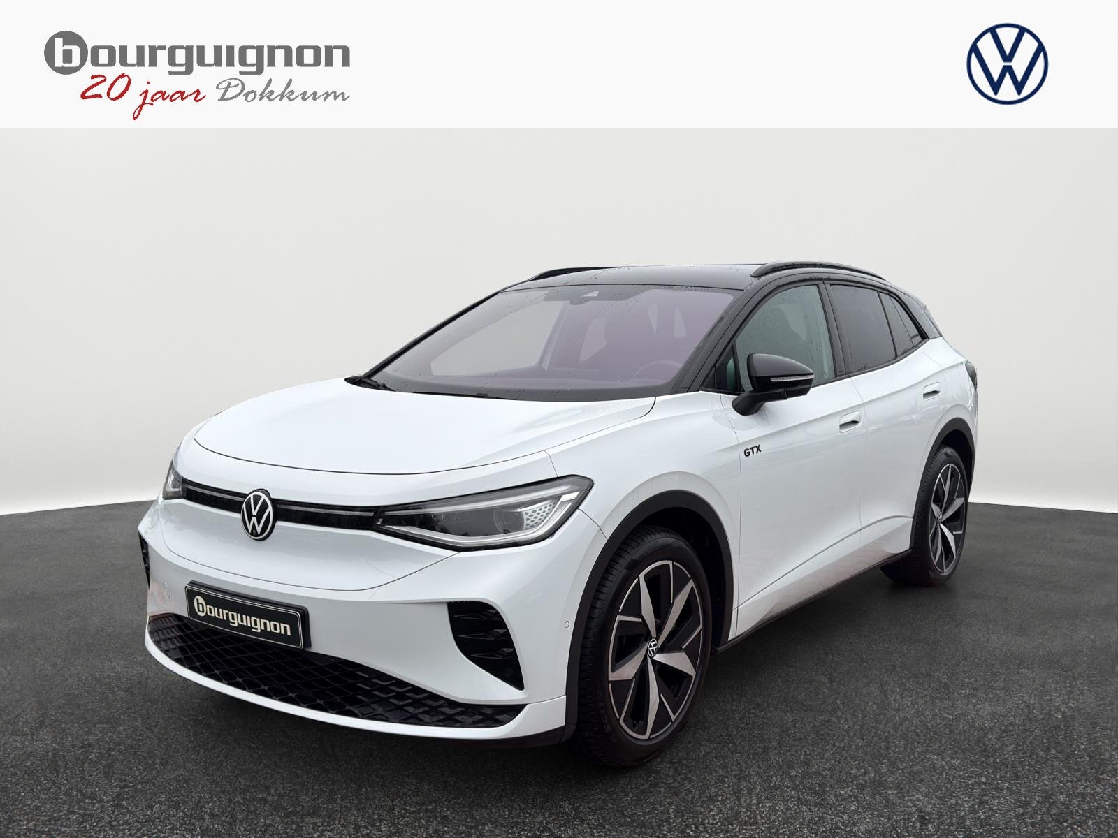 Volkswagen ID.4 GTX 4Motion 77 kWh | Trekhaak | Warmtepomp |, Automaat, Stof, Gebruikt, Zwart