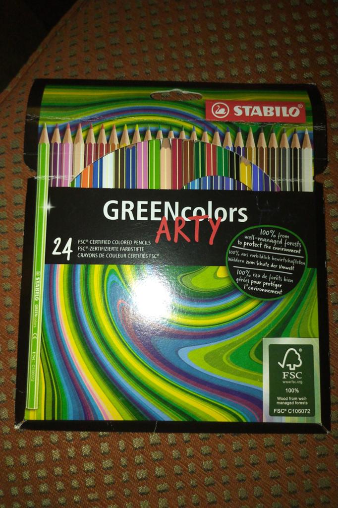 Kleurpotloden Stabilo 24x - GRATIS, Ophalen, Gebruikt, Potlood of Stift