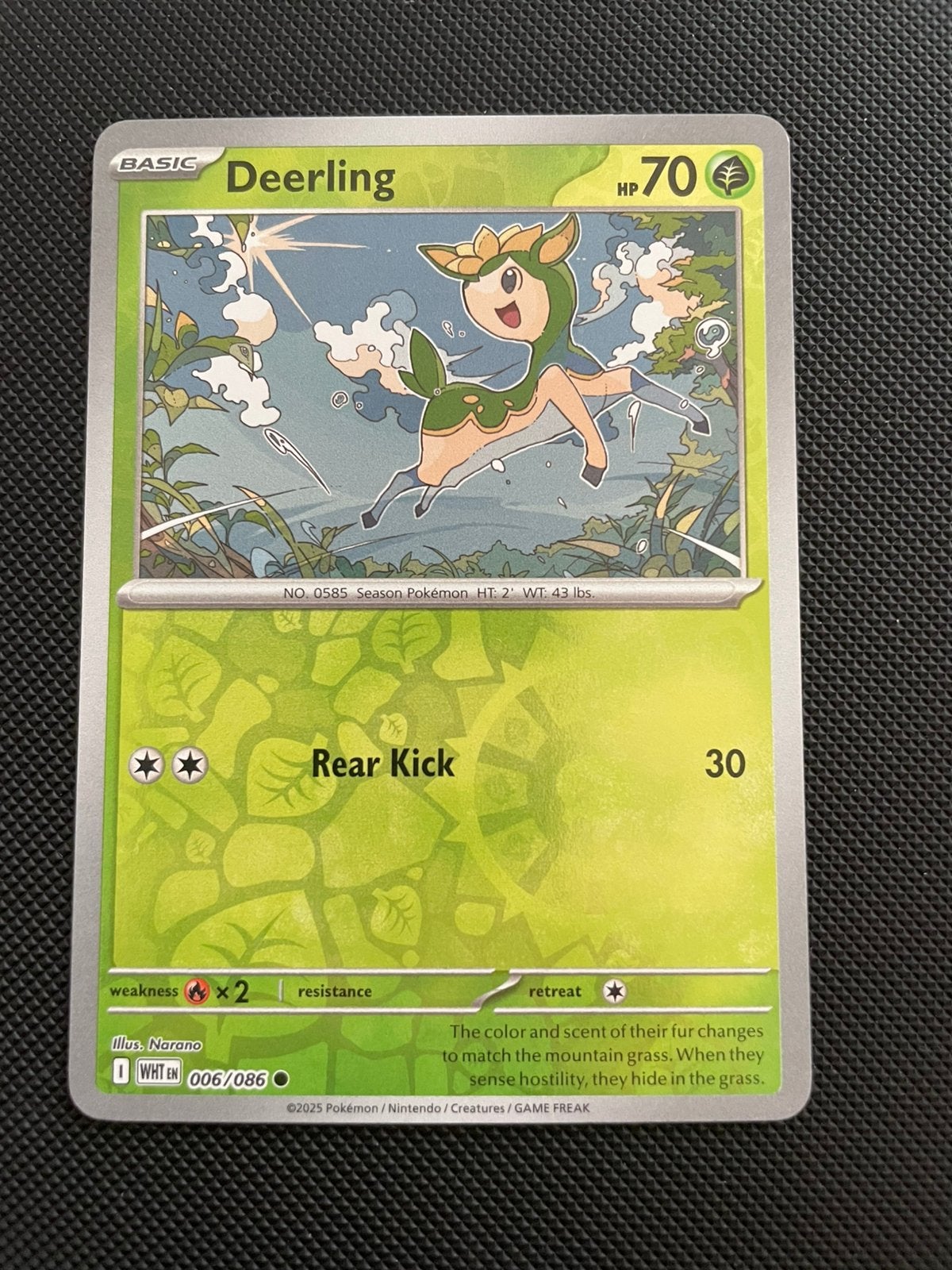 Deerling 006/086 Reverse Holo White Flare Packfresh, Verzenden, Nieuw