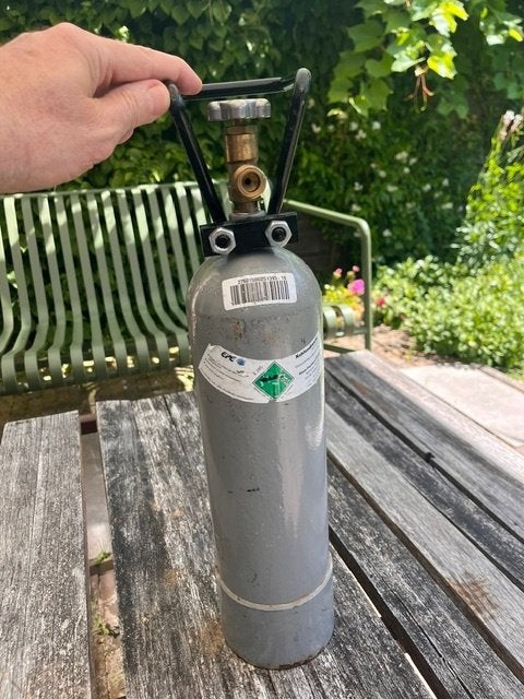 koolzuurfles 2kg (leeg), Witgoed en Apparatuur, Thuistaps, Zo goed als nieuw, Overige merken, Ophalen