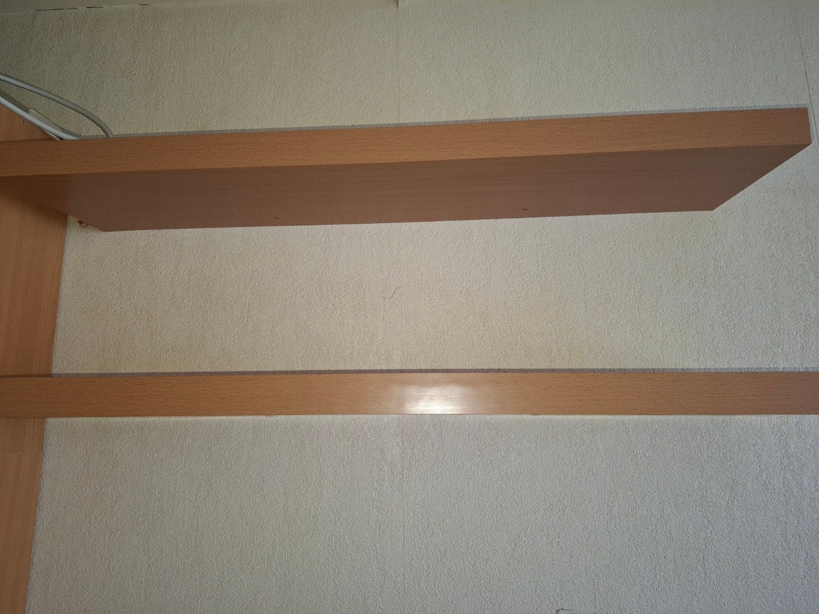 2 zwevende planken met blinde bevestiging, Huis en Inrichting, Woonaccessoires | Wandplanken en Boekenplanken, Ophalen, Zo goed als nieuw