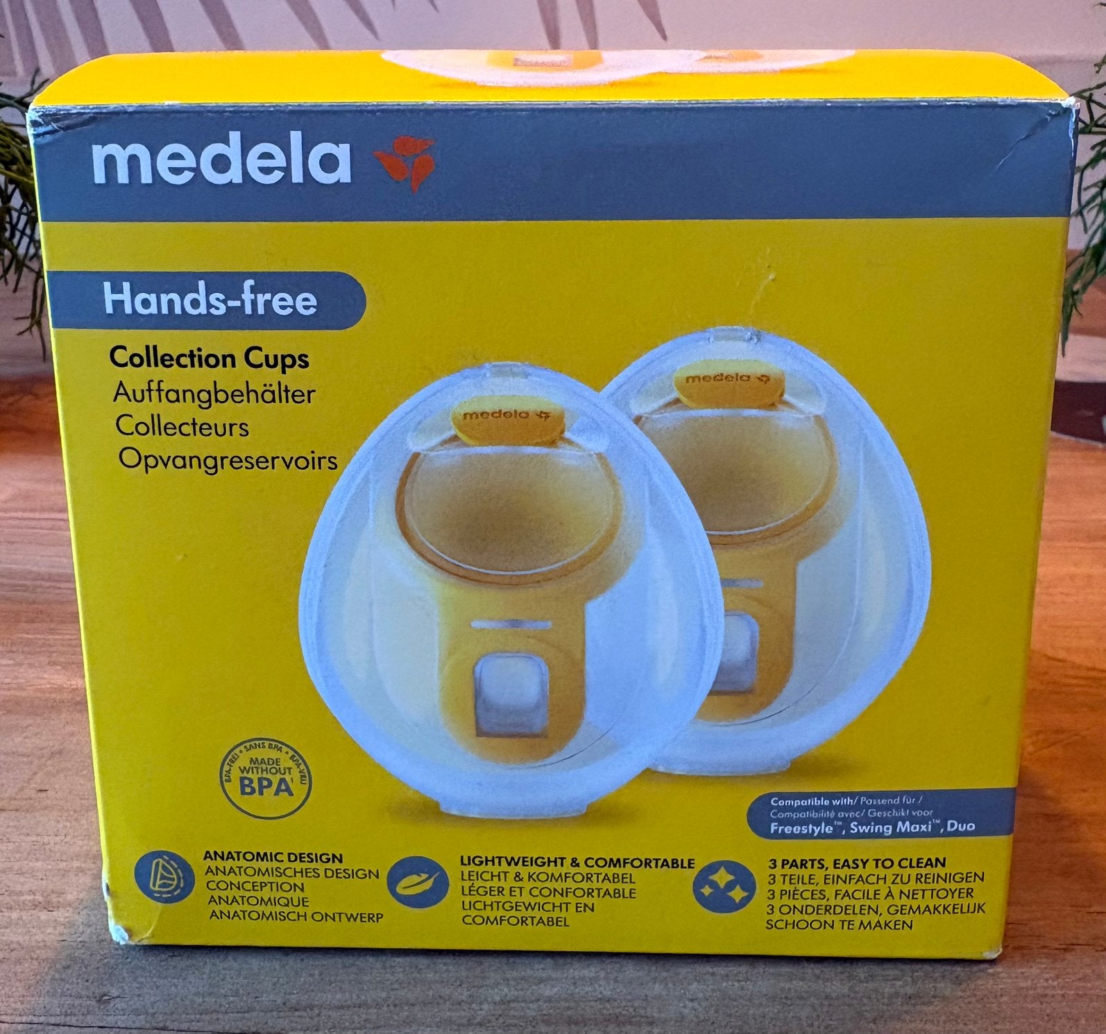 Medela handsfree opvangreservoirs, Ophalen of Verzenden, Zo goed als nieuw, Borstkolf