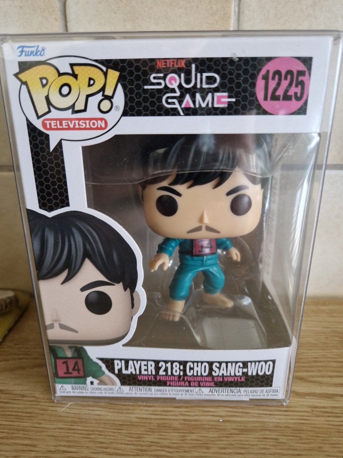 funko pop player 218 cho sang woo nr 1225 squid game, Ophalen of Verzenden, Nieuw