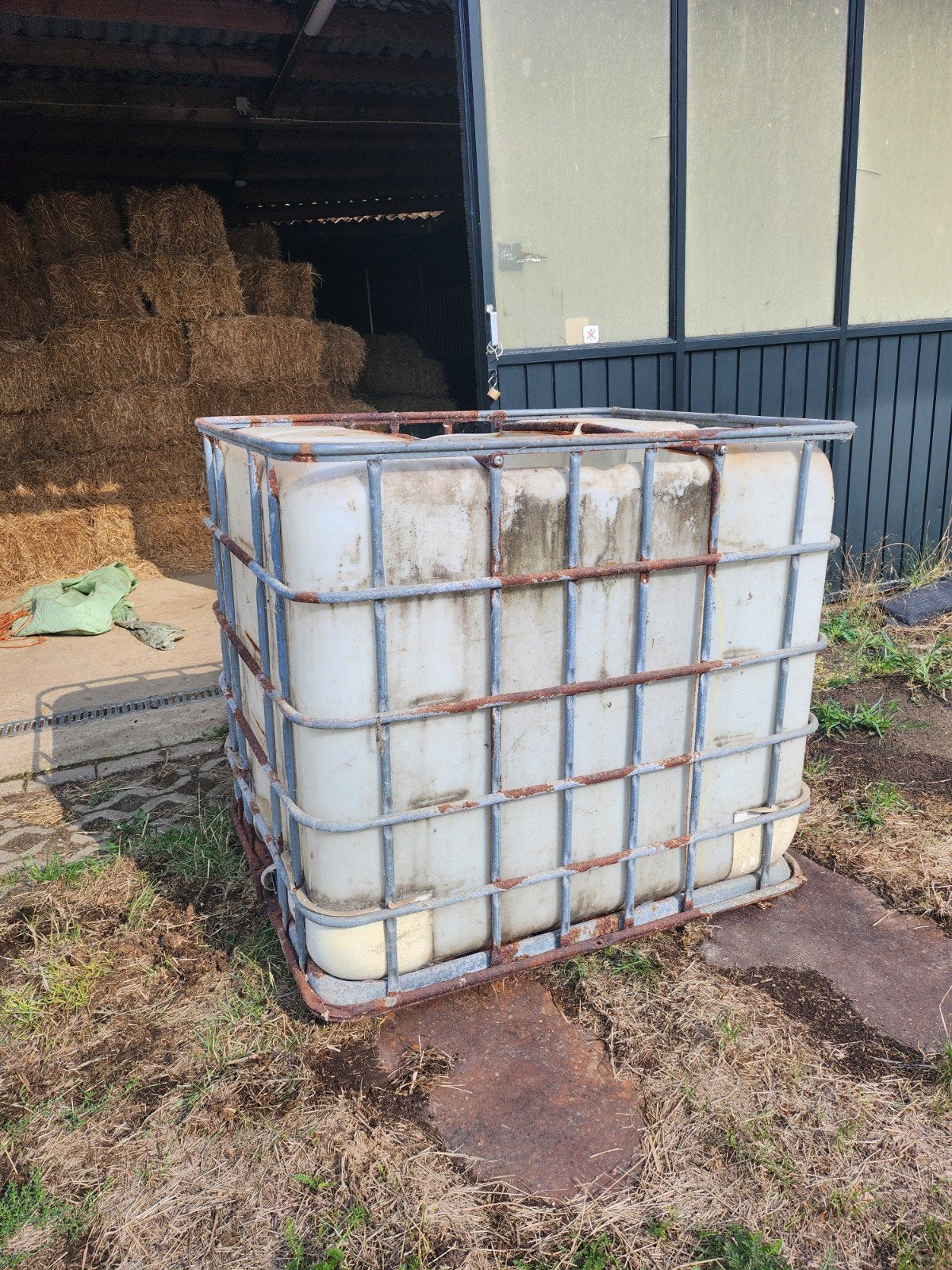 1000 liter vat/waterbak, gratis, Ophalen of Verzenden