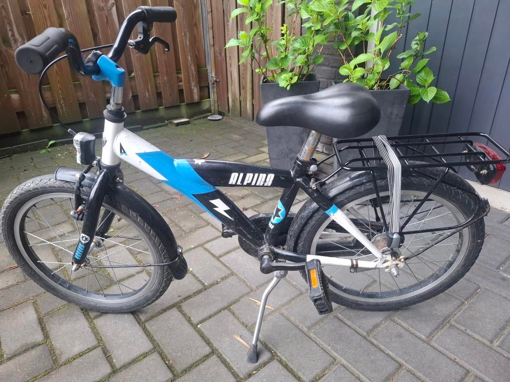 18 inch jongensfiets met terugtraprem - Alpina, Ophalen