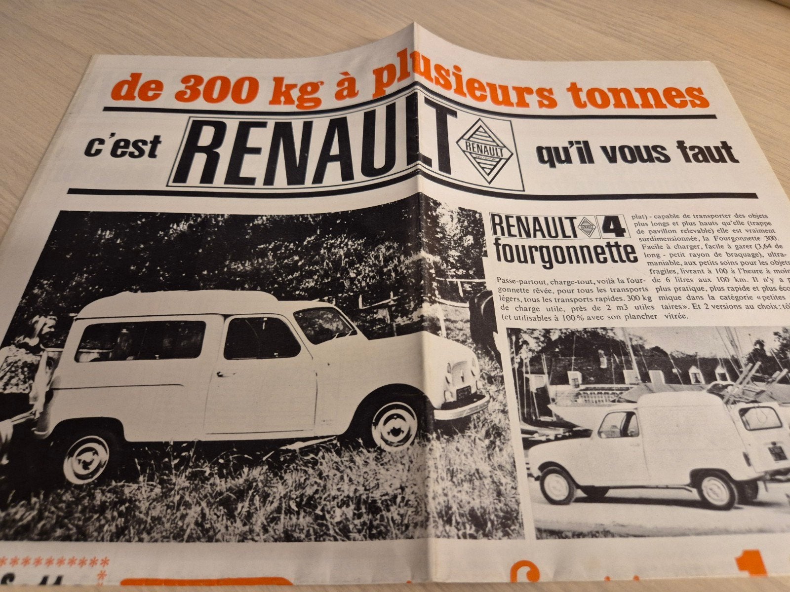 1961 Renault bestel R4f4 Estafette bestelbus Saviem Goelette, Ophalen of Verzenden, Zo goed als nieuw, Renault